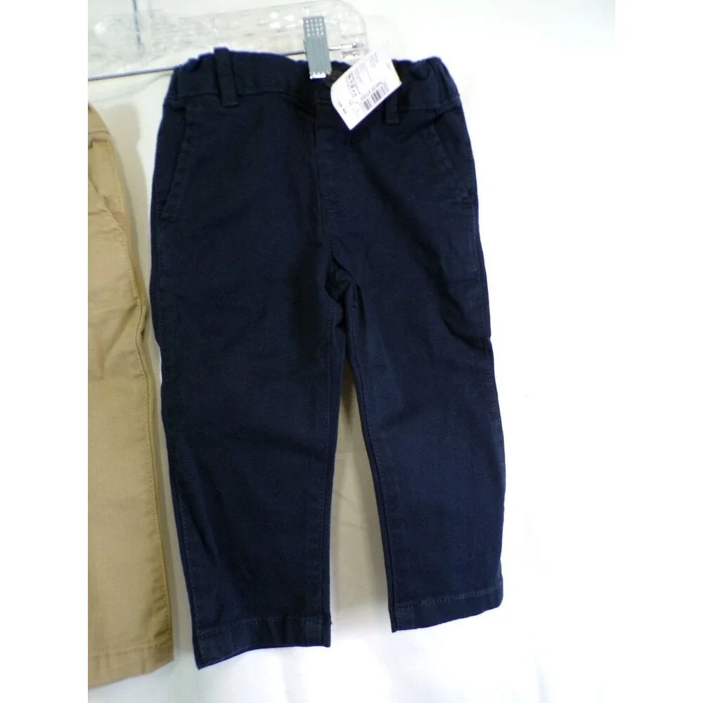 The Children's Place Baby Pants 9-12 Months Khaki Navy 3020018 100% Cotton